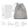 Belkin BoostCharge Pro 140W 4-Port GaN Wall Charger - White(WCH014BTWH-V3), 4 x USB-C, 2xUSB-C & 2xUSB-A,2M Cable,Intelligent An