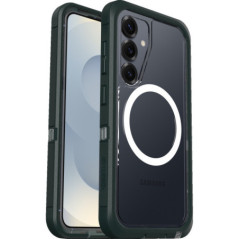 OtterBox Defender XT Clear Magnets Samsung Galaxy S25 5G (6.2') Case Sagebrush (Green) - (77-97870), DROP+ 7X Military Standard,