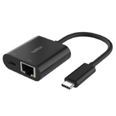 USB-C TO ETHERNET + CHARGE ADAPTER 100W