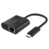 USB-C TO ETHERNET + CHARGE ADAPTER 100W