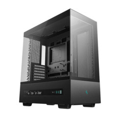 DeepCool CH690 DIGITAL Mid-Tower ATX Case, Panoramic Design,  Support up to 420mm Radiator, Supports Rear Connector Motherboards
