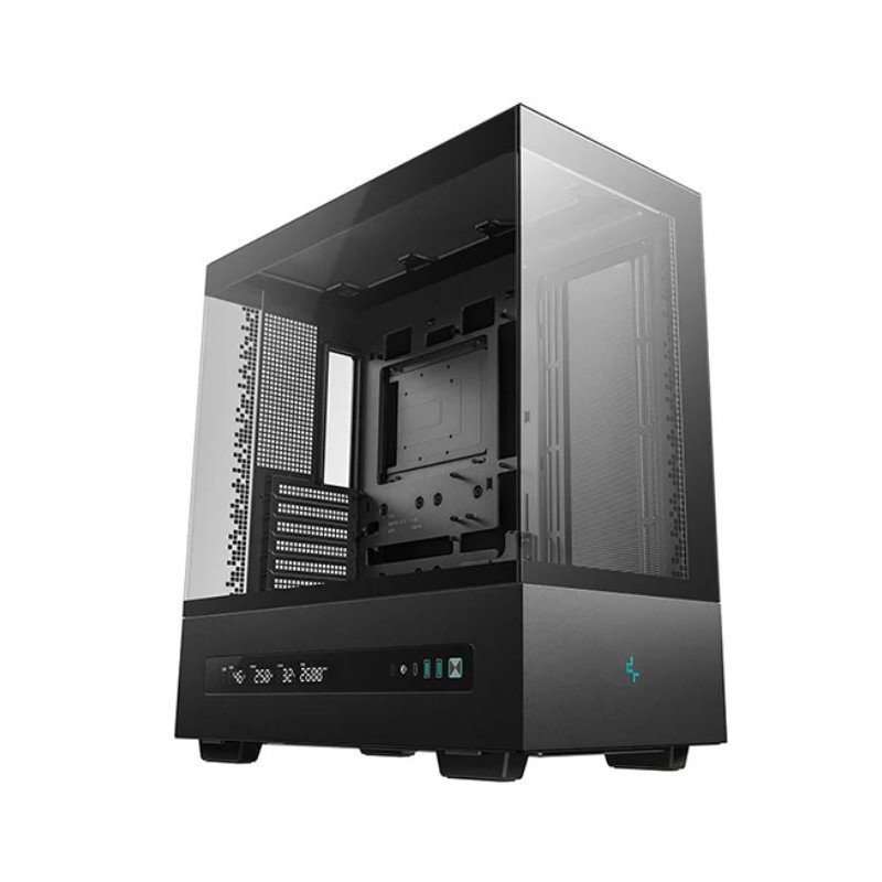 DeepCool CH690 DIGITAL Mid-Tower ATX Case, Panoramic Design,  Support up to 420mm Radiator, Supports Rear Connector Motherboards