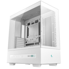 DeepCool CH690 DIGITAL WH Mid-Tower ATX Case, Panoramic Design,  Support up to 420mm Radiator, Supports Rear Connector Motherboa