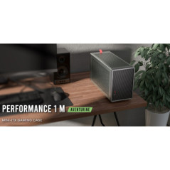 Antec Performance 1 M Aventurine Green. Mini-ITX  USB 3.1 Type-C, PCI-E Riser Cable included Compact Performance Case (LS)