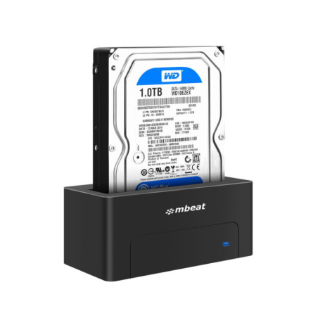 mbeatÂ® D1 USB 3.0 3.5' & 2.5' SATA HDD Docking Station - Black Product Weight: 250g HDD Capacity: Max. 20TB Data Speed: Max. 5G