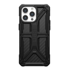 UAG Monarch Apple iPhone 15 Pro Max (6.7') Rugged Case - Carbon Fiber (114298114242), 20ft. Drop Protection (6M), Tactical Grip,