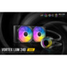 Antec Vortex Lum 240 ARGB The Epoch-Making All in One ARGB CPU Liquid Cooler (LS)