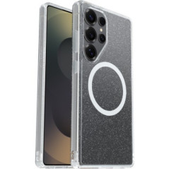 OtterBox Symmetry Clear Magnets Samsung Galaxy S25 Ultra 5G (6.9') Case Stardust - Clear (77-97524), DROP+ 3X Military Standard,