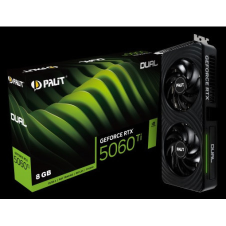 PALIT RTX5060Ti DUAL 8G GDDR7 128bit 3-DP HDMI NE7506T019P1-GB2062D