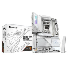 Gigabyte X870E AORUS PRO ICE AMD AM5 ATX Motherboard 4x DDR5~256GB,3x PCIe x16, 4x M.2, 4x SATA 6,7x USB 3.2, 2x USB2.0, 2x USB-
