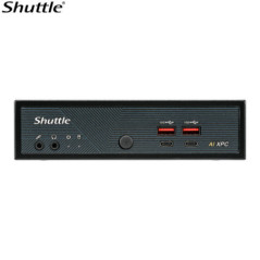 Shuttle AI XPC, Intel Â® Meteor Lake Core Ultra 5 125H processor, 2x DDR5, 3x M.2 2280, 2x HDMI, 2x DP, 8x USB, 4x 2.5G LAN, 1x 