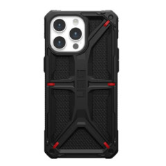 UAG Monarch Kevlar Apple iPhone 15 Pro Max (6.7') Rugged Case - Kevlar Black(114298113940), 20ft. Drop Protection (6M), 10 Years