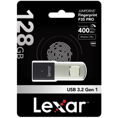 Lexar 128GB JumpDrive Fingerprint F35