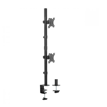 mbeatÂ® activiva Dual-Screen Articulating Vertical Monitor Arm  is designed for ultimate workspace efficiency and ergonomic comf