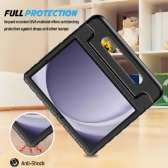 USP Samsung Galaxy Tab A9+ (11') Kid Friendly Case Black - Shockproof, Raised Edges, 180Â° Rotation, Portable & Lightweight, Per