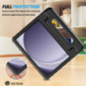 USP Samsung Galaxy Tab A9+ (11') Kid Friendly Case Black - Shockproof, Raised Edges, 180Â° Rotation, Portable & Lightweight, Per