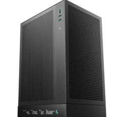DeepCool CH170 DIGITAL ITX Case, Digital Status Display, Extremely portable size, Abundant Airflow Ventilation, Mesh panels, Ful
