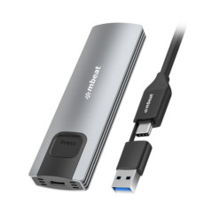 mbeatÂ® 10Gbps M.2 NVMe SATA SSD Enclosure  Easily install  Versatile Storage Options up to 4TB USB Connectivity with 2-in-1 Cab