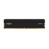 Crucial Pro 64GB (1x64GB) DDR5 UDIMM 5600MHz CL46 Black Heat Spreader Support Intel XMP AMD Ryzen Desktop PC Gaming Memory