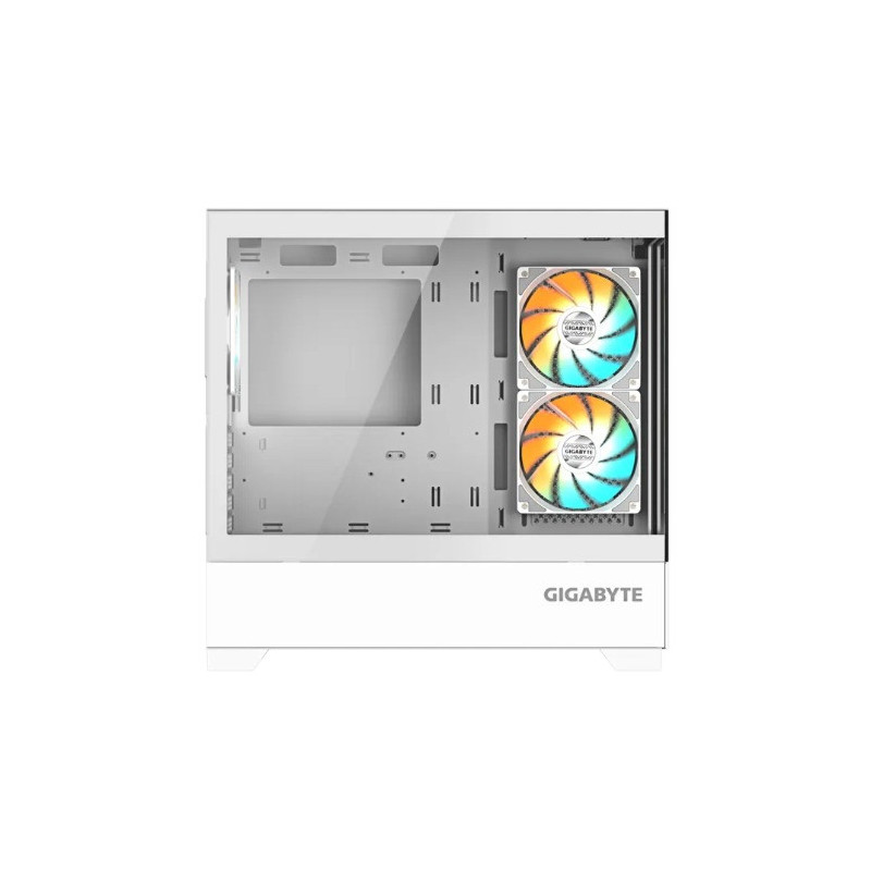 Gigabyte C201PI M-ATX CASE, Mid Tower, mini-ITX/m-ATX, White, H431x W242x D430 mm, 5 Slots, USB 3.0 x2, H=502 W=313 D=525 mm