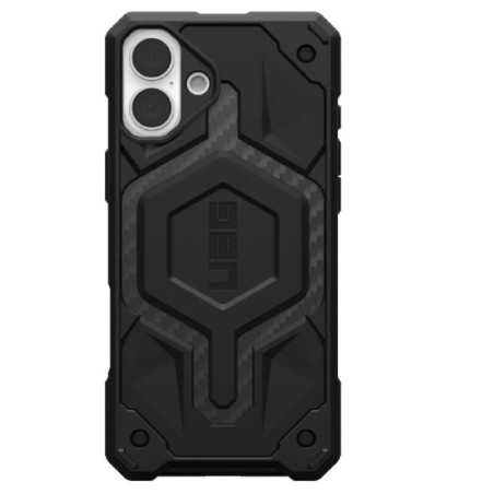 UAG Monarch Pro MagSafe Apple iPhone 16 Plus (6.7') Rugged Case - Carbon Fiber (114455114242), 25ft. Drop Protection(7.6M), 10 Y