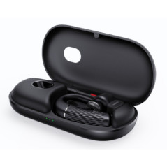 Yealink BH71 Pro USB-C&A Bluetooth Wireless Mono Headset, Carrying Case w/ Built-In Battery (+20hrs), USB-C to USB-A Cable, 10H 