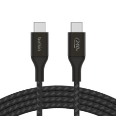 BOOSTCHARGE 2M USB-C CABLE 240W BLACK