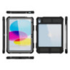 USP Apple iPad (11.0') 11th Gen (A16)/iPad 10th Gen (10.9') WaterProof Case Black-Support Smart Control Keyboard, 360Â° Rotation