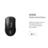 RAPOO M306 2.4 Wireless Optical Mice with Side FWD and Back Buttons. 12 Months Long Battery Life, Easy Installation. Adjustable 