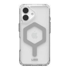 UAG Plyo MagSafe Apple iPhone 16 (6.1') Rugged Case - Ice/Silver (114482114333),16ft. Drop Protection (4.8M), Armored Shell, 10 