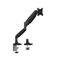 Brateck LDT82-C012E SINGLE SCREEN HEAVY-DUTY MECHANICAL SPRING MONITOR ARM For most 17'~45' Monitors, Matte Black (LS)
