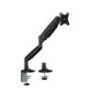 Brateck LDT82-C012E SINGLE SCREEN HEAVY-DUTY MECHANICAL SPRING MONITOR ARM For most 17'~45' Monitors, Matte Black (LS)
