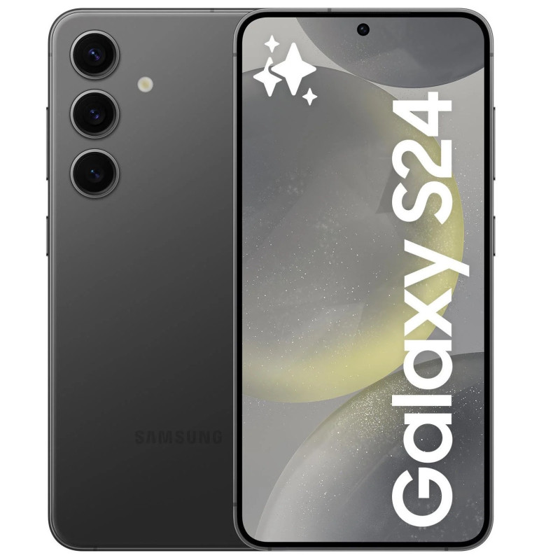 Samsung Galaxy S24 5G 256GB - Onyx Black *AU STOCK*, 6.2', Full HD+, 120Hz, 8GB/256GB, 50MP/12MP, Single+ eSIM, AI, 4000mAh, 2 Y