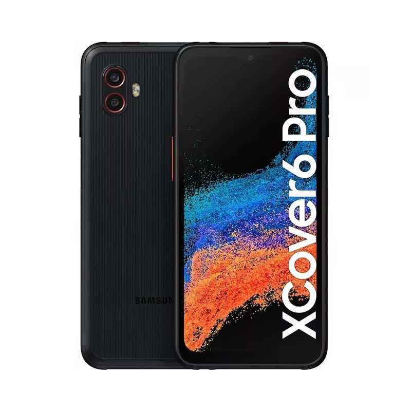 Samsung Galaxy XCover6 Pro 5G 128GB EE - Black, 6.6', Full HD+, 120Hz, 6GB/128GB, 50MP/13MP, IP68, Dual SIM, 4050mAh, 3 Years Wa