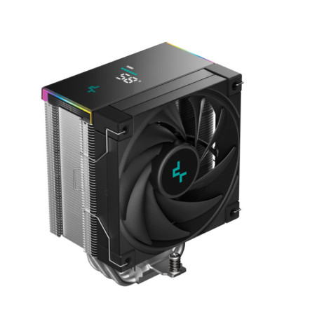 DeepCool AK500S Digital SE CPU Cooler, Status Display, ARGB LED Strips, 5 x Heat Pipe,Intel LGA1851/1700/1200/1151/1150/1155 /AM
