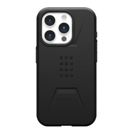 UAG Civilian Magsafe Apple iPhone 15 Pro (6.1') Rugged Case - Black (114275114040), 20ft. Drop Protection(6M),Raised Screen Surr