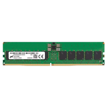 Micron 32GB (1x32GB) DDR5 RDIMM 4800MHz CL40 2Rx8 ECC Registered Server Data Center Memory 3yr wty