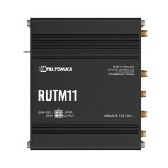 Teltonika RUTM11 Industrial 4G LTE Dual-band Wi-Fi, 4 x Gigabit RJ45 ports, USB, and up to 128 tag/port-based VLANs, PSU include