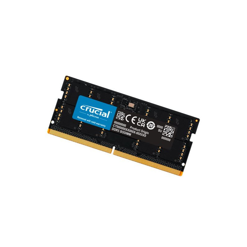 Crucial 64GB (1x64GB) DDR5 SODIMM 5600MHz CL46 Desktop PC Memory