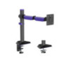 Brateck LDT89-C012 Amethyst Articulating Gaming Monitor Arm Matte Black, Fit Screen Size: 17'-40' Up to 12 KG, VESA 75x75,100x10