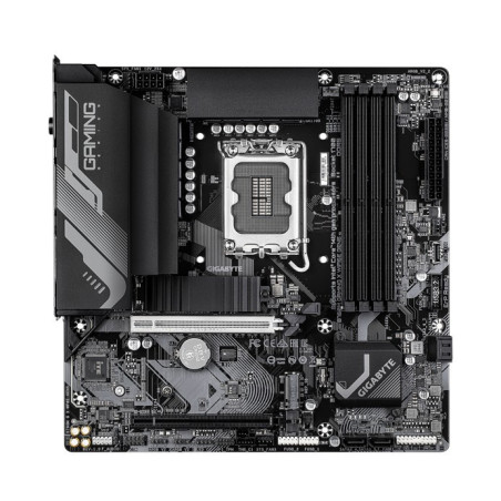 Gigabyte B760M GAMING X WIFI6E GEN5, Intel LGA 1700 m-ATX Motherboard, 4x DDR5 ~256GB, 2x PCI-E x16, 2x M.2, 4x SATA, 6x USB 3.2