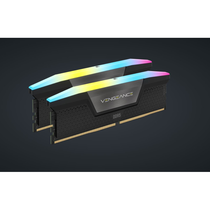 Corsair  Vengeance 96GB (2x48GB) DDR5 DRAM 6000MT/s CL30 AMD EXPO & Intel XMP Memory Kit SPD Speed 4800MHz