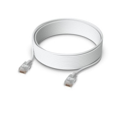 Ubiquiti UniFi Etherlighting Patch Cable, Length 15m, White, Nano-Thin Patch Cable With 10 GbE Support, Designed To Showcase Eth