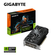 Gigabyte GeForce RTXâ¢ 5060 Ti WINDFORCE MAX OC 8G, 2587 MHz, CUDA 4608, 28 Gbps, GDDR7, 128 bit, PCI-E 5.0, PSU 650W, DisplayP