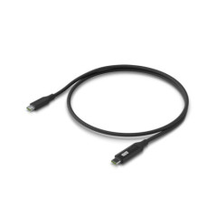 Ubiquiti USB-C Cable with Charge Display,Length 1M, Black, Braided Power & Data Cable With A Double-sided Charge Display,100W Ma