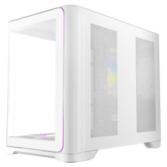 Antec C5 Curve ARGB ATX mATX, Dual Chamber, 4x Perfromance PWM ARGB fans, 4mm TG, USB Type-C 3.2 Gen 2 x 1, Mid Tower White Case