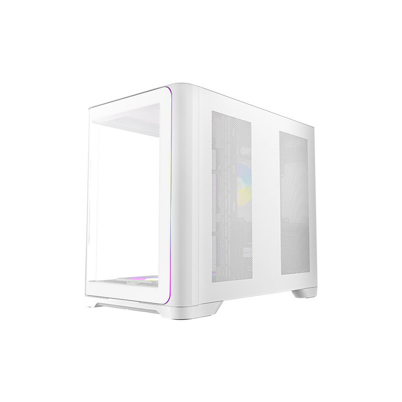 Antec C5 Curve ARGB ATX mATX, Dual Chamber, 4x Perfromance PWM ARGB fans, 4mm TG, USB Type-C 3.2 Gen 2 x 1, Mid Tower White Case