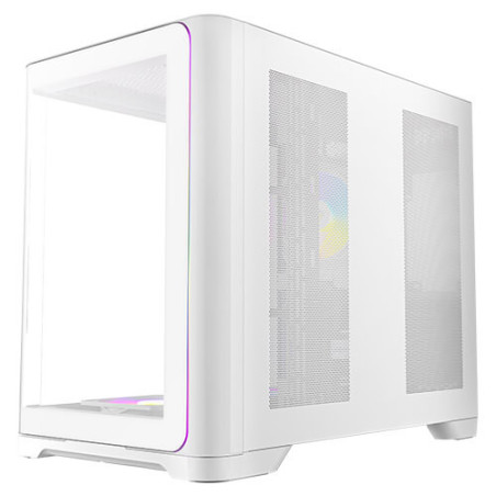 Antec C5 Curve ARGB ATX mATX, Dual Chamber, 4x Perfromance PWM ARGB fans, 4mm TG, USB Type-C 3.2 Gen 2 x 1, Mid Tower White Case