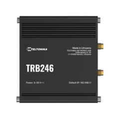 Teltonika TRB246 Industrial IoT Gateway, 4G/LTE(Cat 4), Dual SIM, Auto-Failover, Backup WAN, Supports DNP3, DLMS, Modbus, PSU ex