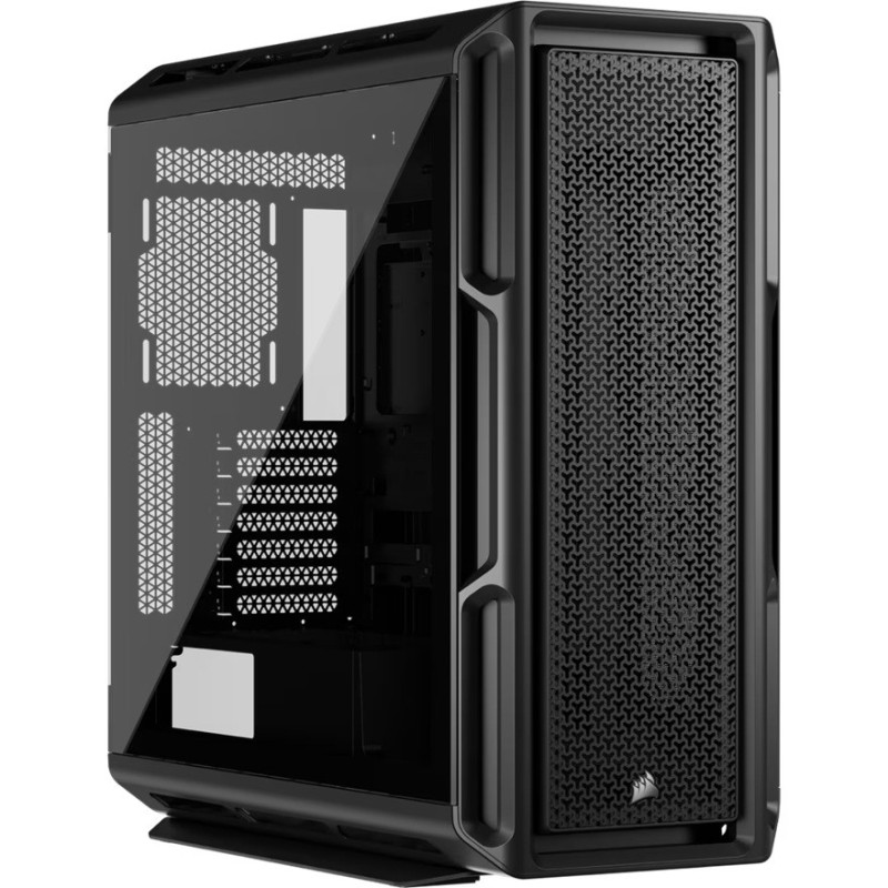 Corsair 5000T Mid-Tower High-Performance PC Case - Black, ATX, 450mm GPU, 250mm PSU, 170mm CPU cooler, 360mm rad, 1x USB-C 3.2 G
